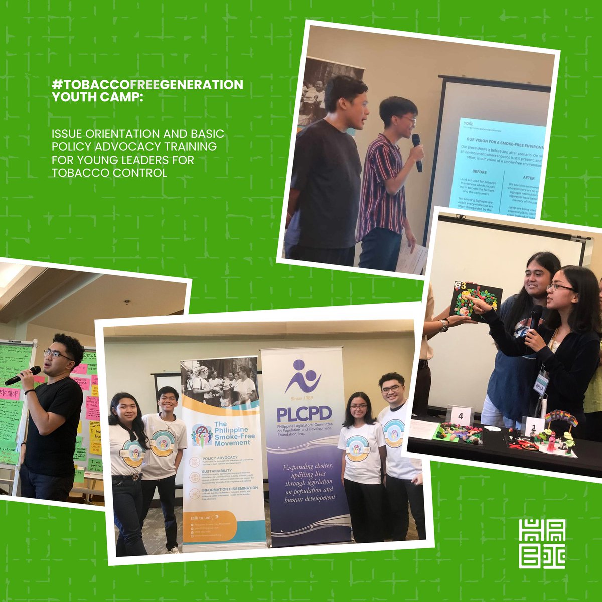 🧐 ICYMI: Habi Youth Members attended the #TobaccoFreeGeneration Youth Camp: Issue Orientation and Basic Policy Advocacy Training for Young Leaders for Tobacco Control

#TobaccoFreeGeneration #SmokeFreeYouth  #SmokeFreeIsTheNewNormal