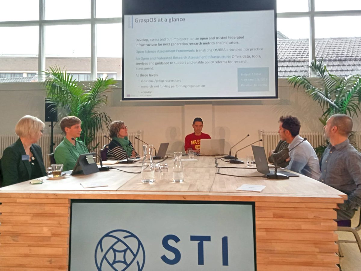 #GraspOS consortium showing #multidisciplinarity in practice with <a href="/tatumcc/">Clifford Tatum</a> at <a href="/sti2023/">STI 2023</a> #STI2023