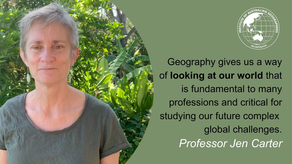 GEOGRAPHY CAREERS | Meet IAG President Prof Jen Carter

We sat down with Jen to talk about her geography career, research and why joining the IAG community has been important.

zurl.co/APTV 

#Geography #GeographyAustralia #GeographyCareers