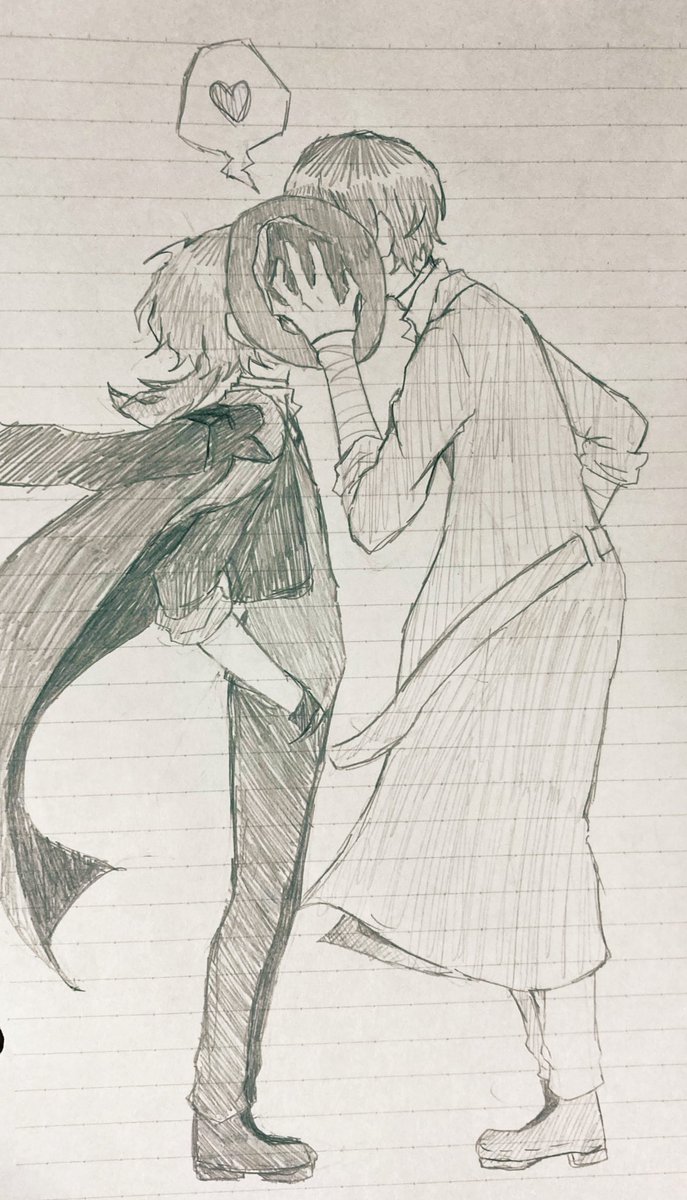 #太中 
授業中の落書き、我ながら尊い。