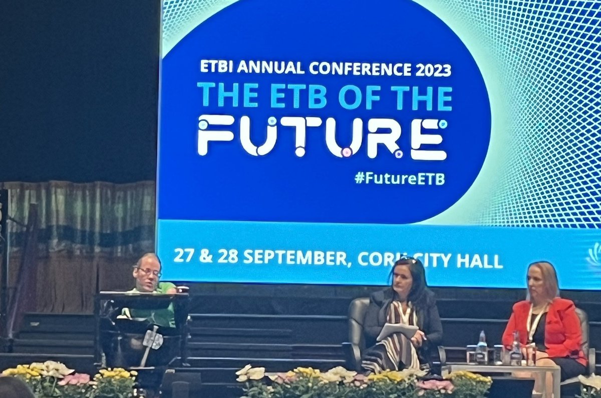 In the panel discussion on inclusion Joanne advises to “Listen to the person at the heart of the problem” #FutureETB <a href="/ETBIreland/">ETBI</a> <a href="/WWETBofficial/">WWETB</a> <a href="/wcfe/">WCFE</a> <a href="/SOLASFET/">SOLAS</a> <a href="/SimonHarrisTD/">Simon Harris TD</a>