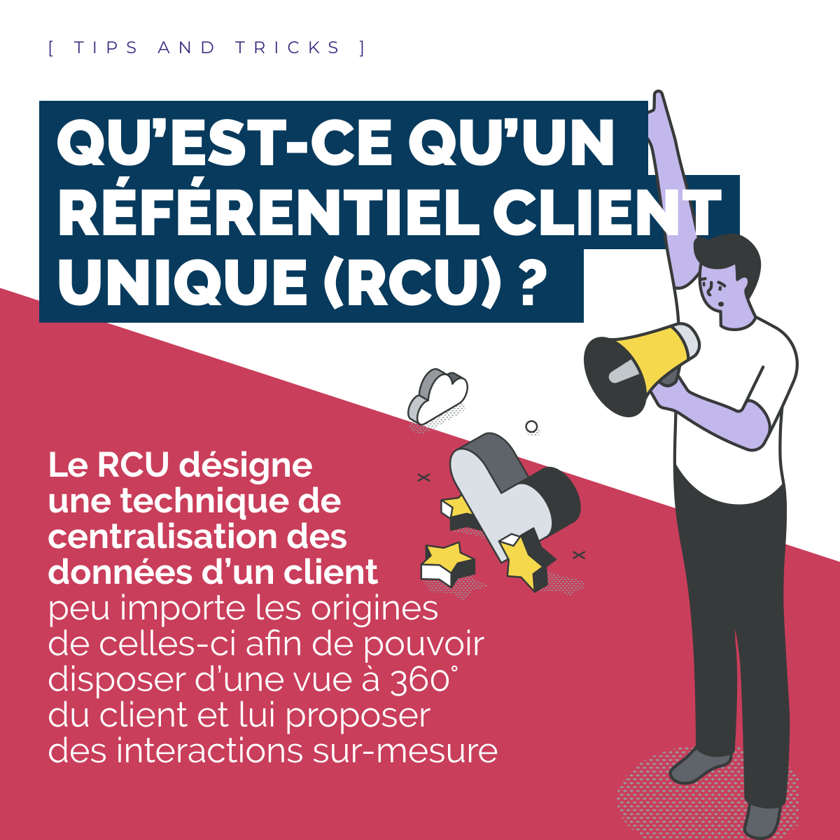 _KissTheBride_'s tweet photo. Le Référentiel Client Unique c'est tout simplement quand la Data se met au service de la communication client. Et tout prend sens. ✨

Pour en savoir + : https://t.co/9hu2UjKMBg? https://t.co/BkvzOcodtM