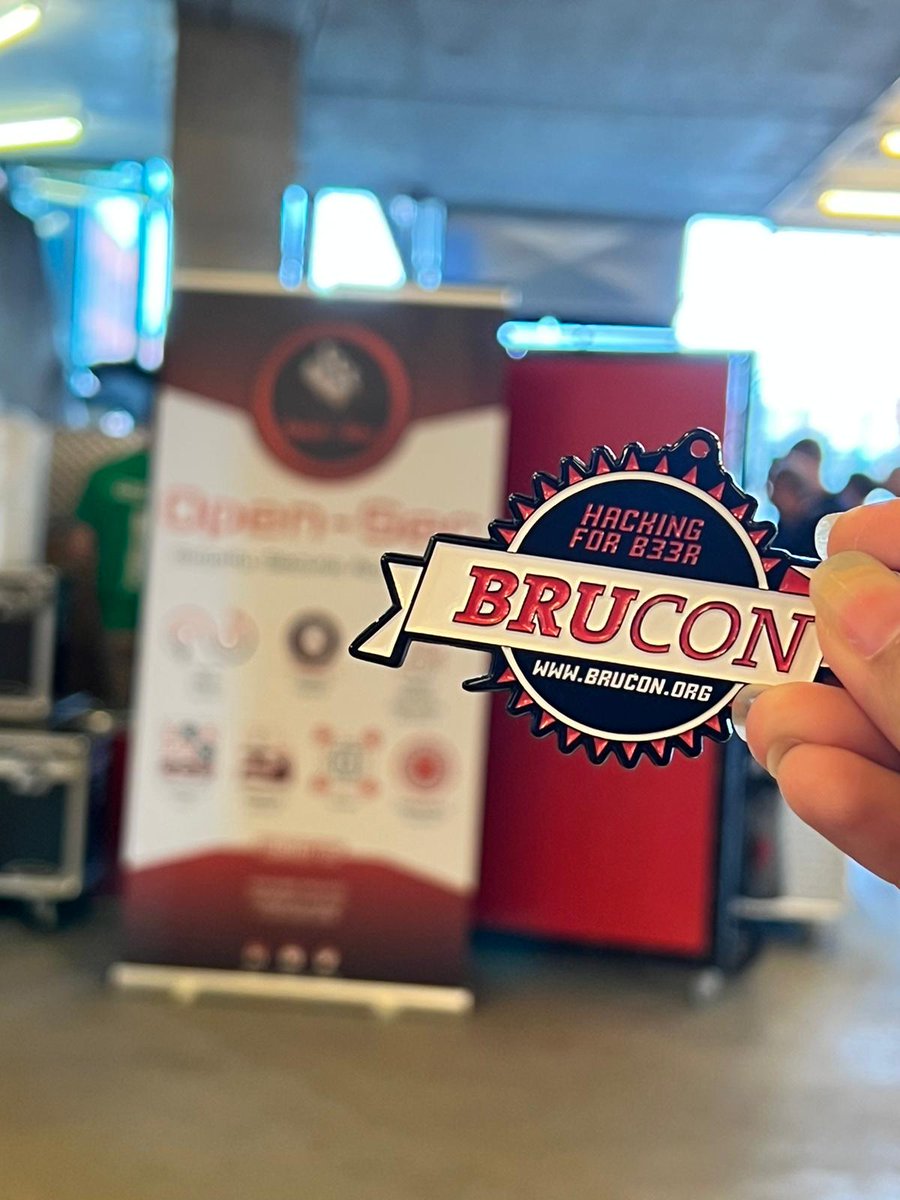 @brucon: Day 1!! 🇧🇪

Look for the 'skiddie'!

#positivehacking #securitybreakers #offensivesecurity #pentest #redteam #cybersecurity #pentesting #redteaming #seguridadofensiva #ciberseguridad #cybercommunity #Hackingforb33r #conference #SimplifySecureAccelerate