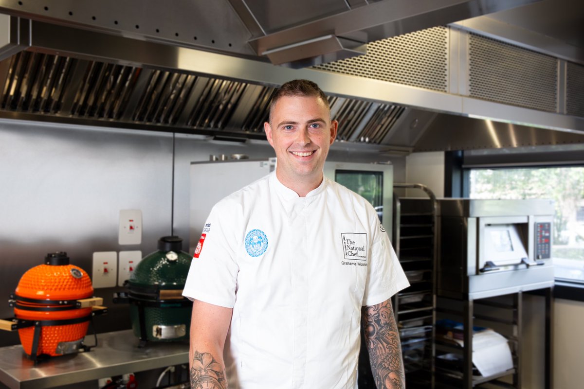 We are delighted to have <a href="/GrahameWickham/">Chef Grahame Wickham</a> back in the final of #NCOTY. After speaking to a few previous winners they encouraged him to try again. This year he’s got the gloves on and will be pushing hard to ensure his food is the best it can be >> bit.ly/3PVA74Q