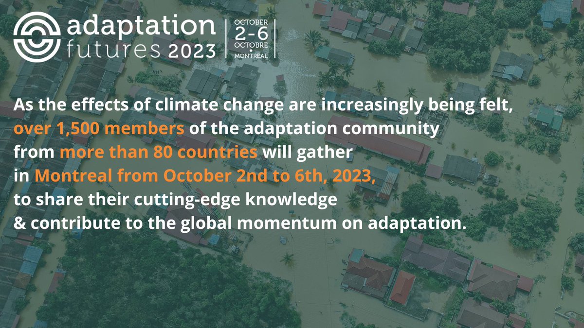 SACitiesNetwork's tweet photo. Join our Programme Manager, Sustainable and Resilient Cities, @LMMSACN, in Session 628 at the @AdaptFutures alongside Anna Taylor from the @UCT_news and Leila Harris from @UBC 

#AdaptFutures23 #ClimateResilience https://t.co/wU414kDbRu