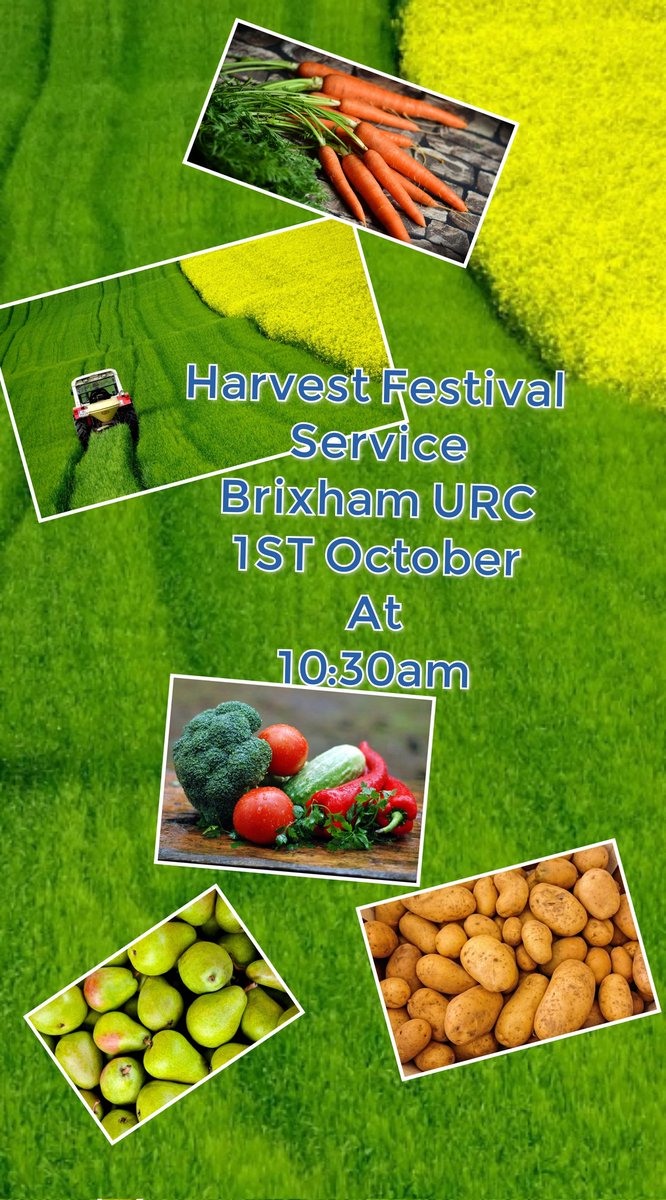 All Harvest festival goods will be going to Brixham food bank