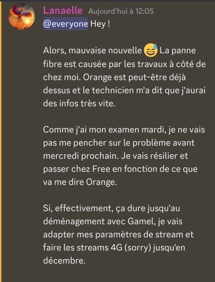 NathyNathou's tweet photo. Petite update pour la fibre et les lives jusque décembre dans le pire des cas. Désolée, je fais au mieux. Des bisous ❤ https://t.co/m7Y5zNqYjp