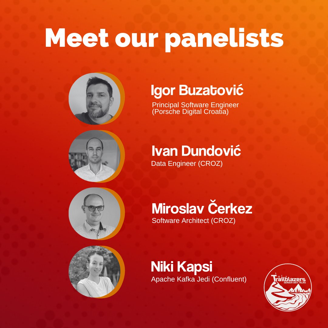 Trailblazersdev's tweet photo. Join our panelists on October 12th  for an enlightening panel session. Secure your front-row access by  registering through the link https://t.co/REpPY8xjyt ! 🚀 #trailblazers #TechTalk https://t.co/UnvGpRalYN