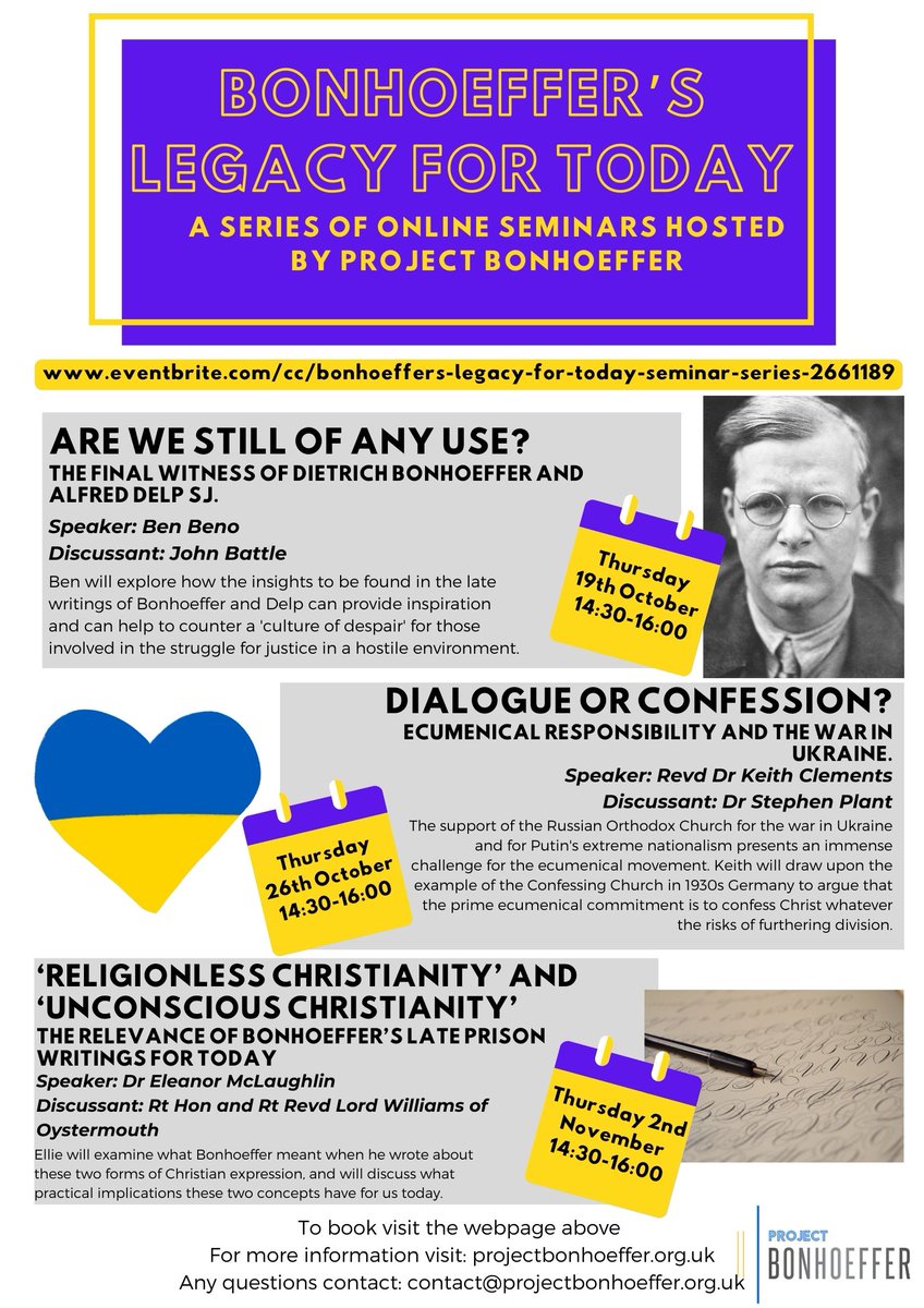 Project Bonhoeffer tweet media