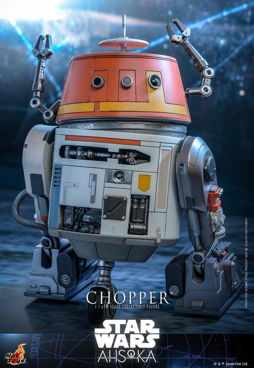 S_U_works's tweet photo. 【Star Wars: Ahsoka™ - 1/6th scale Chopper™ Collectible Figure】
#Chopper #Driod #StarWars #Ahsoka #Lucasfilm #HotToys  #ホットトイズ https://t.co/3CTrjKTsEI
