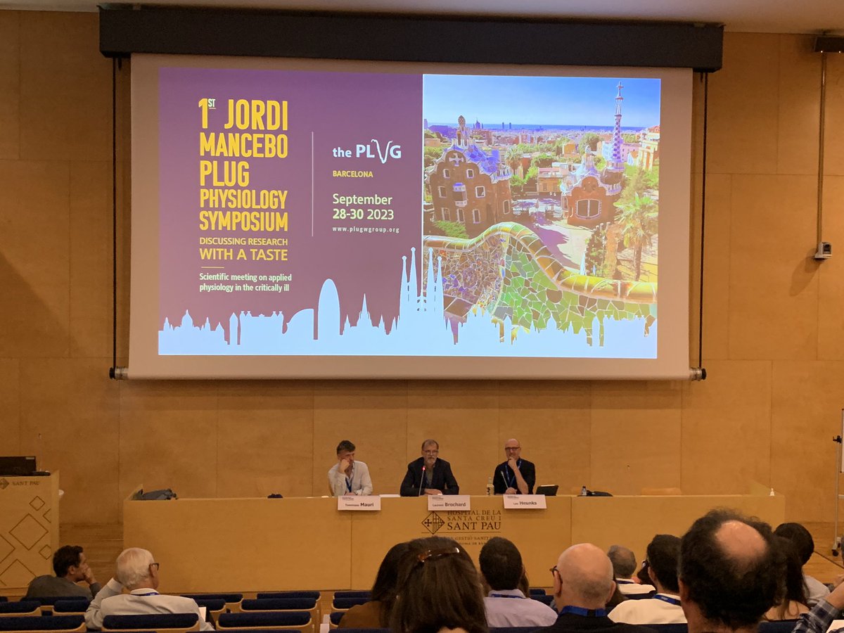 horstie's tweet photo. Very special #plug #applied #physiology in #ICU meeting @HospitalSantPau taking off
@ThePlugWG 
Great to be here! 

@DrLeoHeunks  @NExCOB https://t.co/wX4EBPvWkg