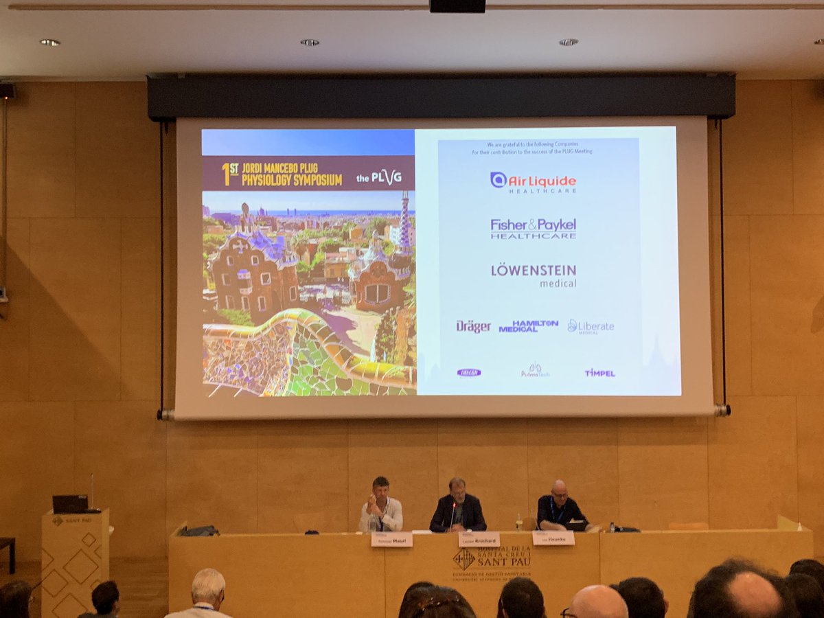 Very special #plug #applied #physiology in #ICU meeting <a href="/HospitalSantPau/">Sant Pau - Campus Salut Barcelona</a> taking off
<a href="/ThePlugWG/">The Plug Working Group</a> 
Great to be here! 

<a href="/DrLeoHeunks/">Leo Heunks</a>  <a href="/NExCOB/">Expertisecentrum voor Ontwenning van Beademing</a>