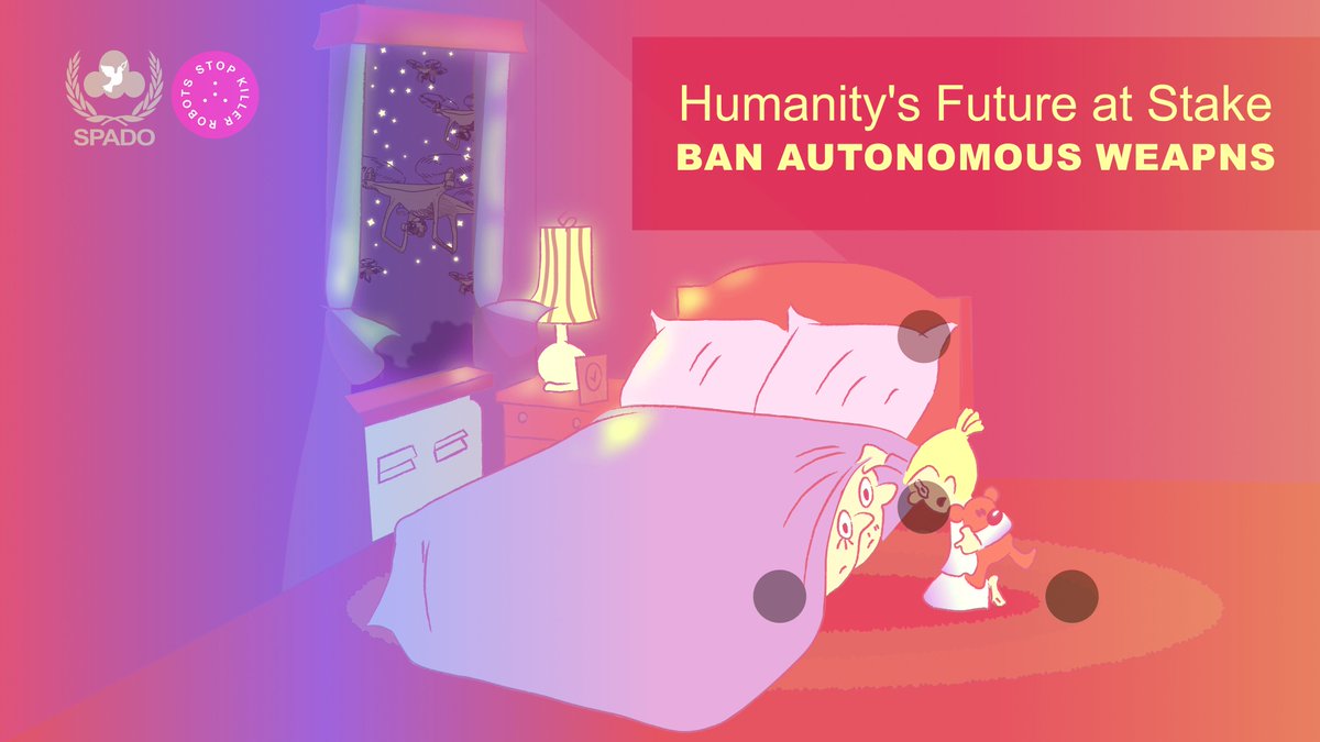 AI Doesn't Know Compassion or Mercy!
Don't Leave Life and Death to Machines! 

#UNGA2023 #VoteAgainstTheMachine #KillerRobots #BanKillerRobots