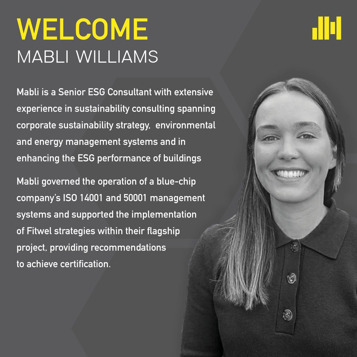 We are delighted to welcome Mabli Williams to our expanding ESG team in #Cardiff.

#welcome #ESG #sustainability #commercialproperty
