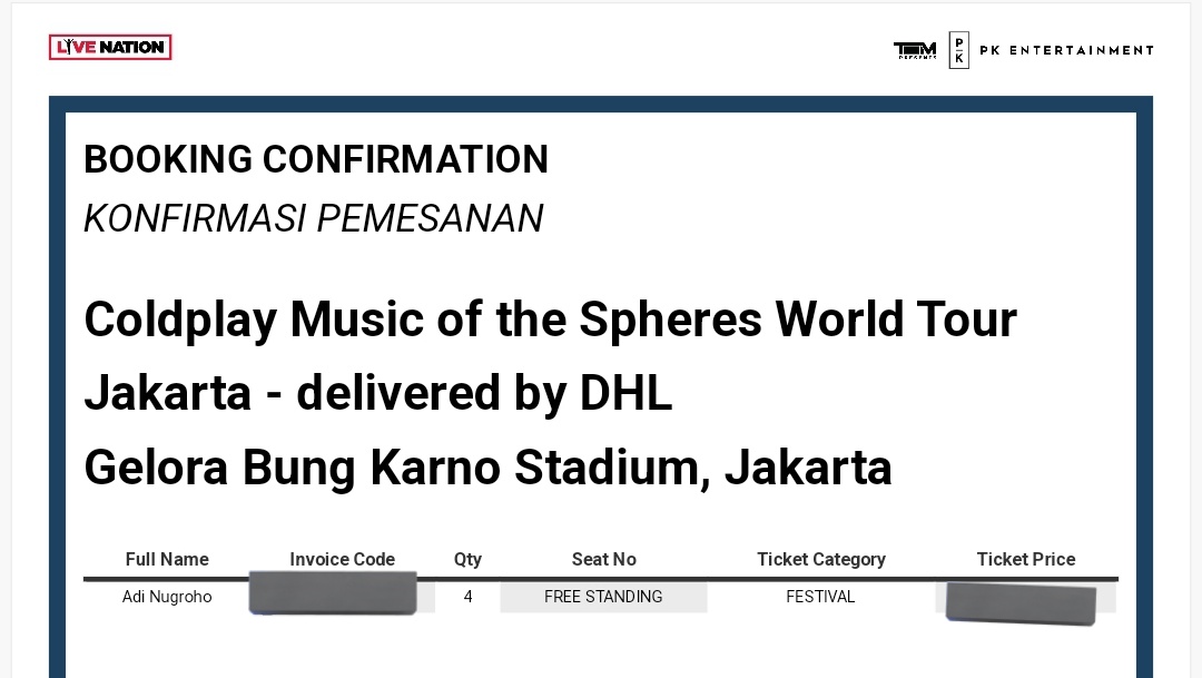 xyztentacionx's tweet image. WTS / want to sale
COLDPLAY live in JAKARTA
CAT FESTIVAL - 4 tickets

•Atas nama gua sendiri 
•Price? DM
•Dibantu sampe jadi tiket