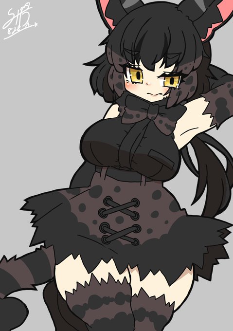 初描きブラックサーバルちゃん
(けものフレンズ) 