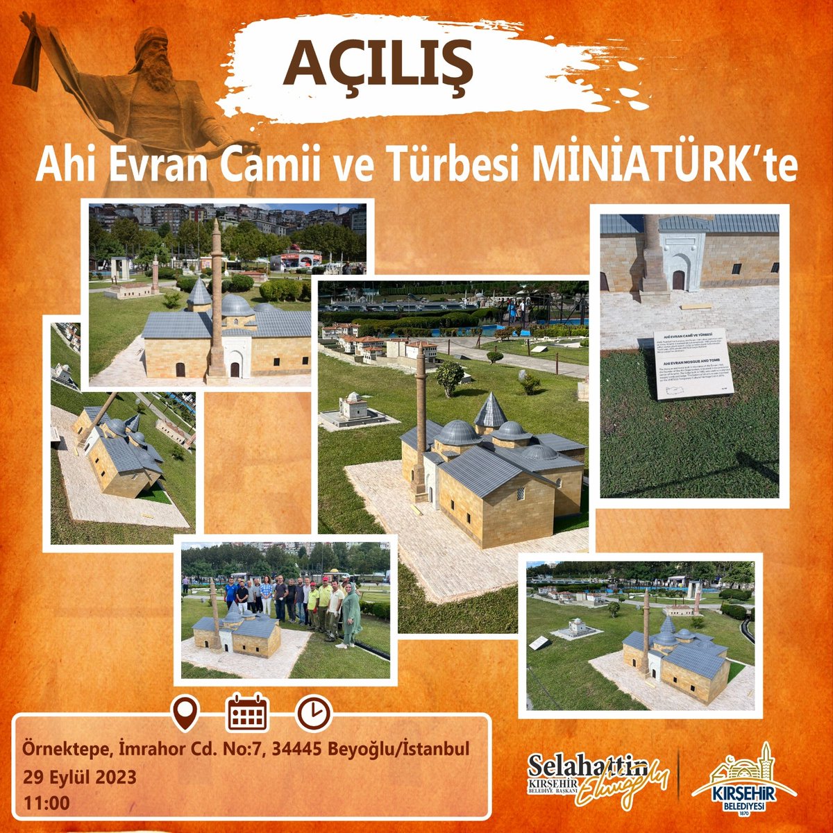 #SelahattinEkicioğlu #KırşehirBelediyeBaşkanı #Kırşehir #MiniaTürk #AhiEvran #Ahilik #AhiEvranCamii