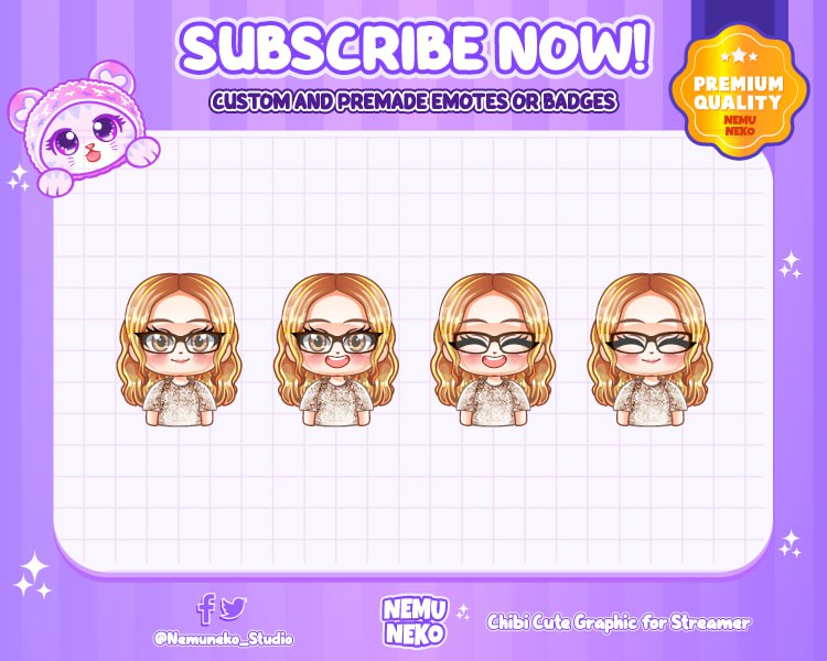 NemunekoStudio's tweet photo. Thank you so much for you @OmqStrawberry 😍❤️✨
#PNGTuber #vtuber #giftuber #panel #twitchpanel #nemunekogfx #hellonemuneko #panelgoals #cutepanel #chibipanel #chibistyle #cutestyle https://t.co/zTU50k8DIb