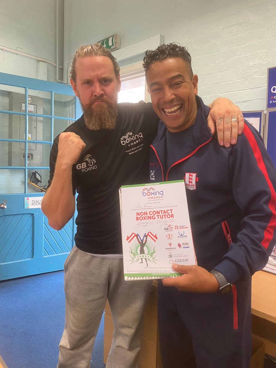 Well done to our fab instructor Dan #musicmatters on passing the @BoxingAwards non contact coach award helping deliver more #alternativeprovision activities to our amazing students #whatalegend #dontthinkyoucanknowyoucan
