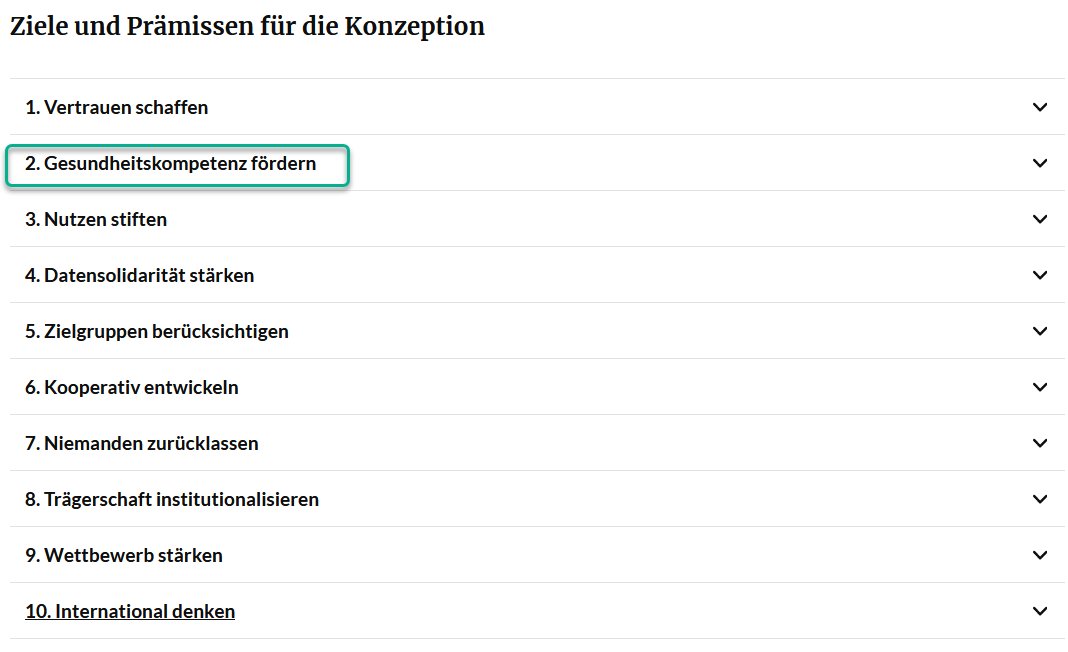 Ein wichtiger Baustein der gestern von <a href="/BertelsmannSt/">Bertelsmann Stiftung</a> vorgestellten #trustedHealthEcosystem: #Gesundheitskompetenz fördern. Genau! Mit vitaquiz.de sehen wir das genauso. #Vitaquiz