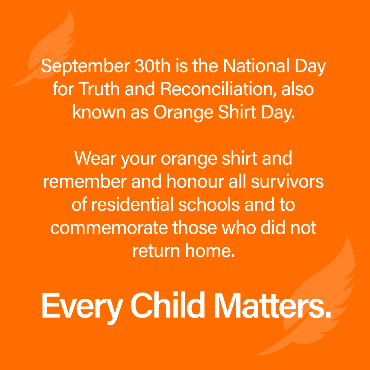 TimminsCountry's tweet photo. This Saturday we'll be taking part in Orange Shirt Day by also participating in "A Day To Listen" from 6am to 6pm. Join us all day for some incredible stories and guests on air from the Indigenous community https://t.co/0A64yUTTny
