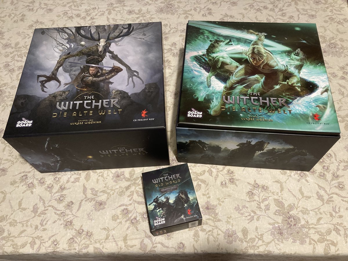 Nachtrag 2: "The Witcher – Old World" muss noch in Ruhe gesichtet werden, hier aber ein paar Ersteindrücke #Witcher #brettspiel #boardgame