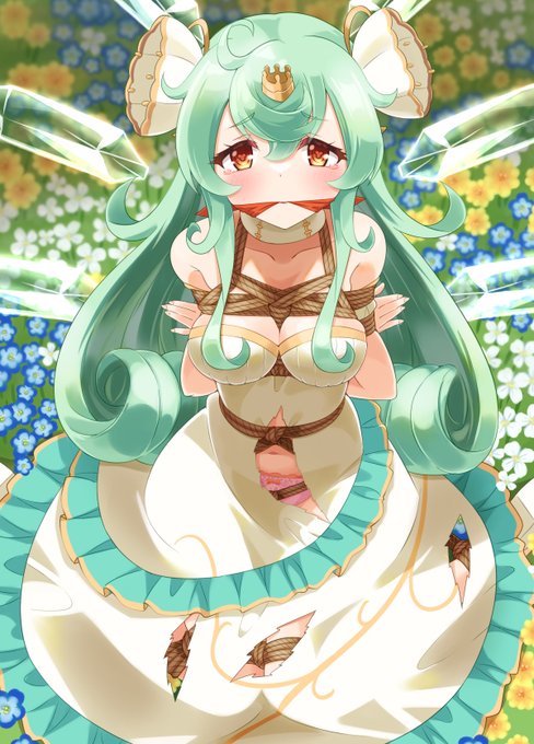 魔王学院の不適合者のレノちゃんが大精霊かわいいので縛ってみました。
こんなところで誰に縛ってもらったんですかね… 