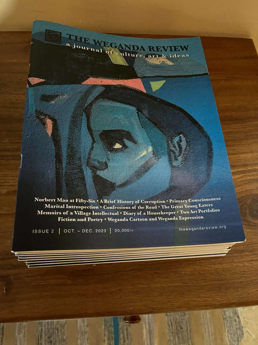 The second issue of @WegandaReview was published today. It's as hefty and beautiful as the first issue, if not better. Special thanks to @BBatwooki, @AnnaAdima & @GZ_Kampala for financial support in the production of this issue: