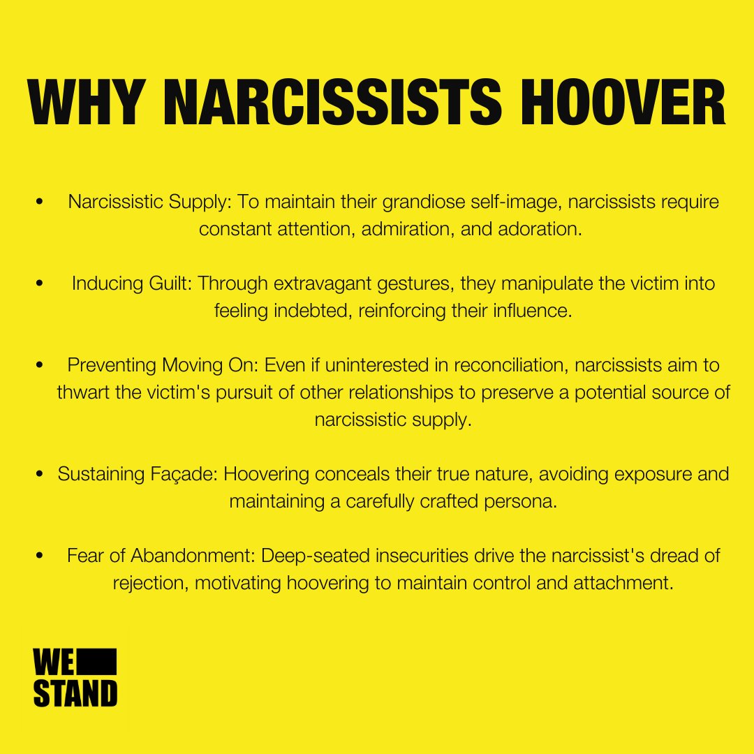 ClaireButtrum_'s tweet photo. Narcisstic hoovering and how to respond. https://t.co/qWDGBCNUkT