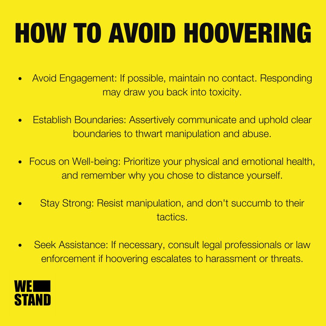 ClaireButtrum_'s tweet photo. Narcisstic hoovering and how to respond. https://t.co/qWDGBCNUkT