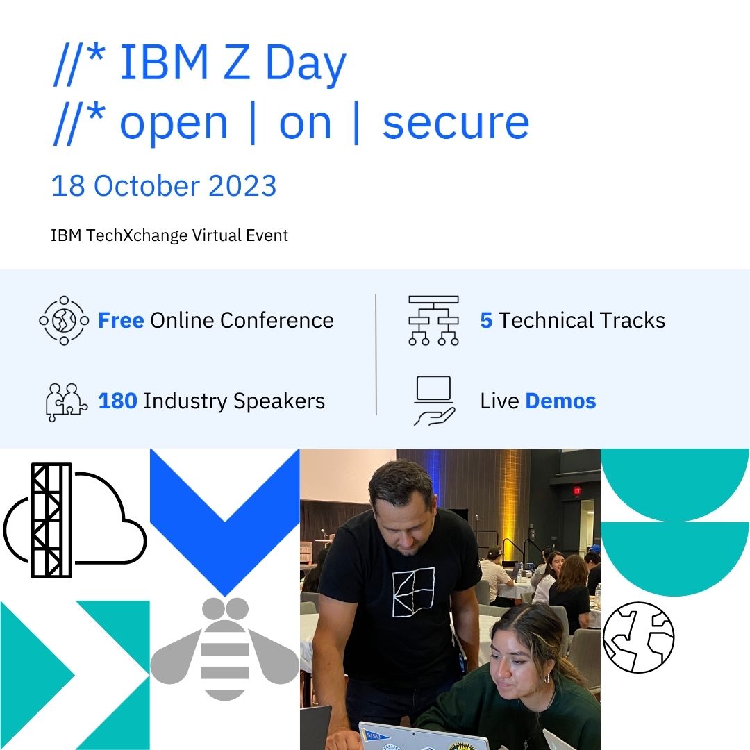 Systemware's tweet image. Get ready for #ibmzday on Oct 18th! Immerse yourself in content-rich sessions on #hybridcloud, #AI, &amp;amp; #quantum-safe, &amp;amp; take your tech skills to new heights. Don’t miss out, register NOW at ibmzday.bemyapp.com/2023