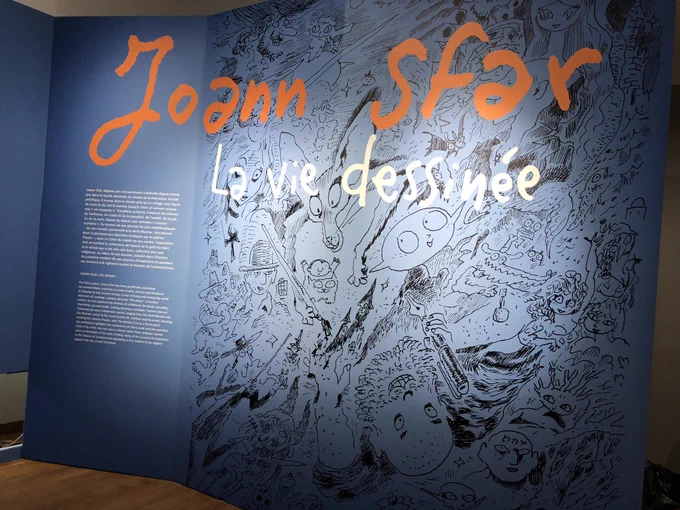 « Joann Sfar. La vie dessinée », l'exposition  se prépare !  découvrait ce matin le chantier… 