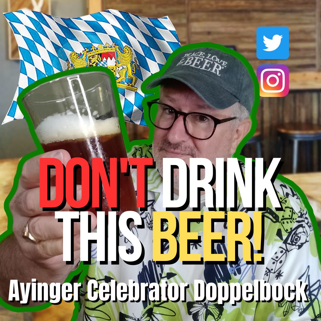 DON'T DRINK THIS BEER!...Ayinger Celebrator Doppelbock

Greetings to all fellow beer lovers EVERYWHERE! I'm glad you could join me. 

Today we review DON'T DRINK THIS BEER!...Ayinger Celebrator Doppelbock!

youtu.be/x3Vawsp5p1w

#beer #brewing #beerbelly #Oktoberfest2023