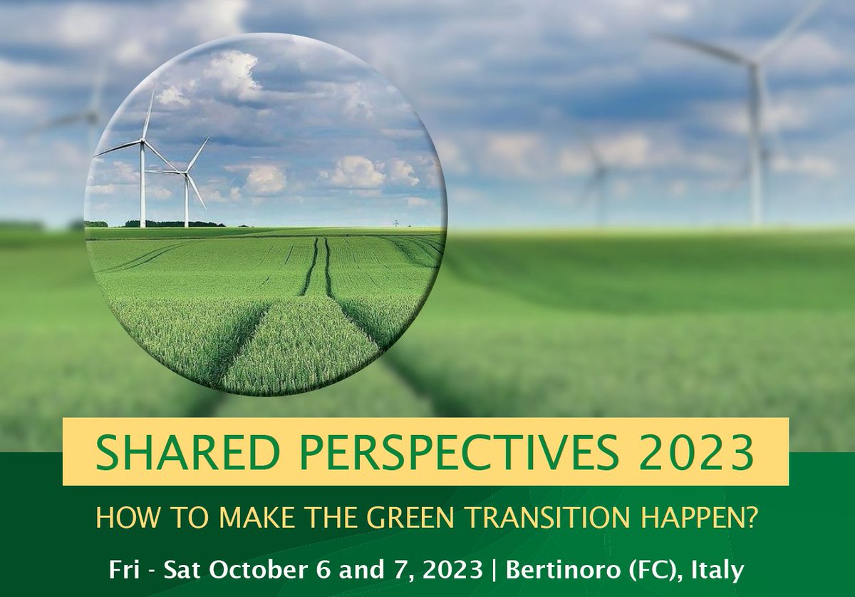 NikoEcon's tweet photo. This happens next week!

SHARED PERSPECTIVES 2023
How to make the green transition happen?
Fri 6th &amp; Sat 7th Oct
ONLINE PARTICIPATION POSSIBLE

Register at https://t.co/ne0diedX23

For more details, see ⬇️ https://t.co/2RujVdlUcc