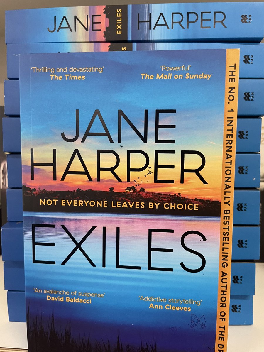 This brilliant novel publishes in paperback today! Congratulations @janeharperautho ! #exiles #aaronfalk @panmacmillan @gordonwise