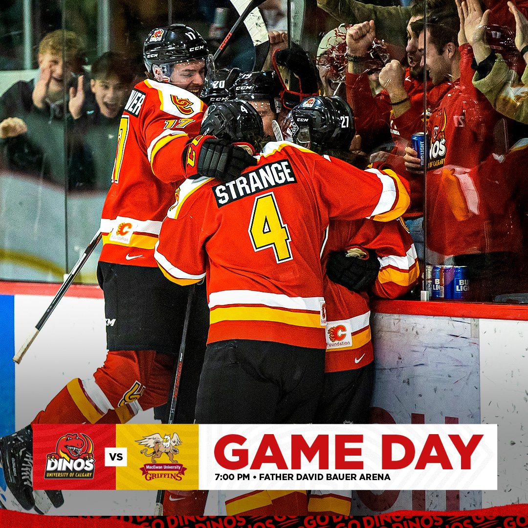 🚨 SEASON OPENER 🚨

🦖 🆚 <a href="/MacEwanGriffins/">MacEwan Griffins</a>
⏰ 7 PM
📍 Father David Bauer Arena
🎟 GoDinos.com/tickets
💻CanadaWest.tv

#GoDinos