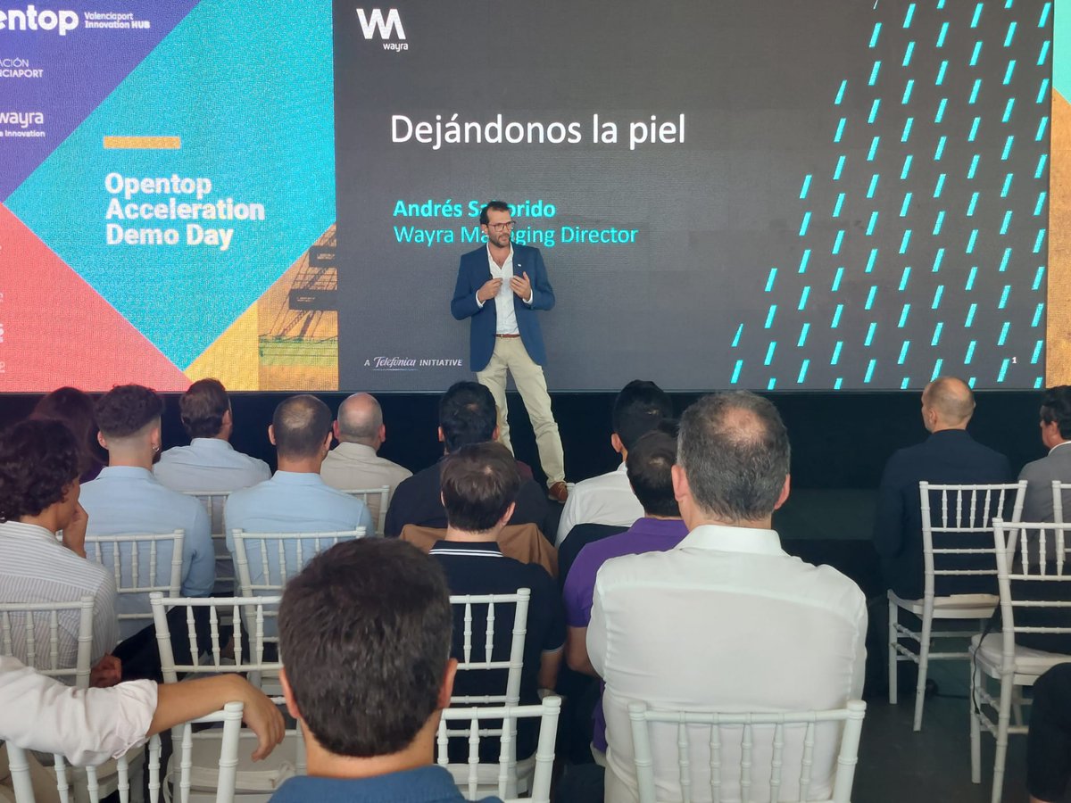 Opentop (@opentop_hub) on Twitter photo Escuchamos ahora la experiencia de <a href="/SaboridoAndres/">Andres Saborido</a> , Global Managing Director de @WayraES 🚀
#OpentopGetOnBoard #DejandonosLaPiel Escuchamos ahora la experiencia de <a href="/SaboridoAndres/">Andres Saborido</a> , Global Managing Director de @WayraES 🚀
#OpentopGetOnBoard #DejandonosLaPiel