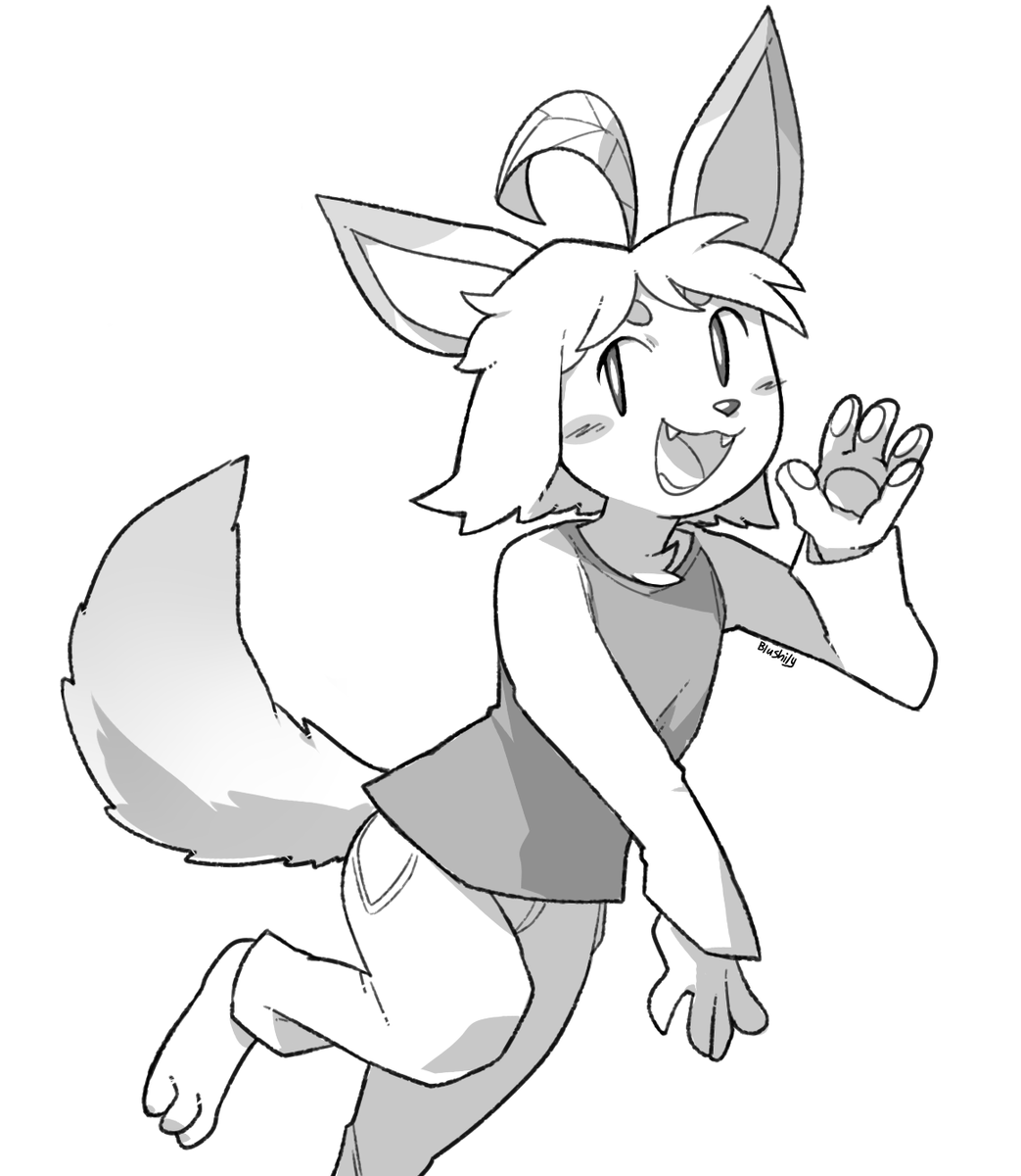 B/W doodle comms! 