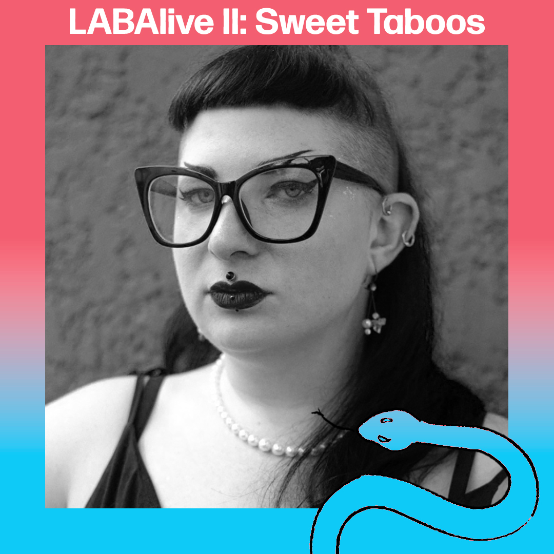 LABAnyc's tweet image. KHIRUR
Layla Klinger &amp;amp; Sa’ar Rose | Lace, Performance
Live performance mixing experimental lace, electronic light, and analog sound as an exploration of desire and trauma in queer bodies.

Come see Layla's work on our second LABAlive: Sweet Taboos on Oct 19. 
Tickets in our bio