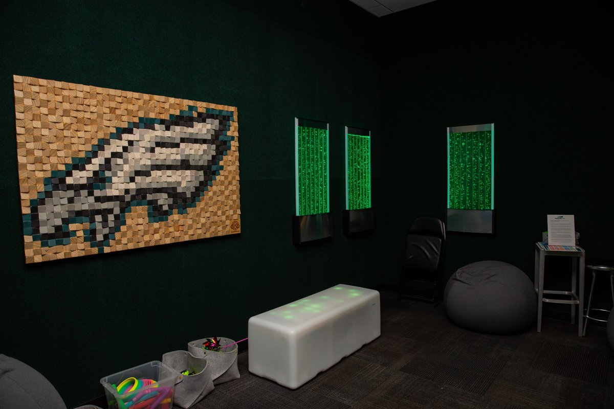 eaglesautism's tweet photo. ✨ Sensory Room Refresh✨

We are excited to unveil our updated sensory room presented by @ChildrensPhila! Thank you @kulturecity for helping us make Lincoln Financial Field a destination for individuals on the spectrum💚 https://t.co/vxyPViMn1A
