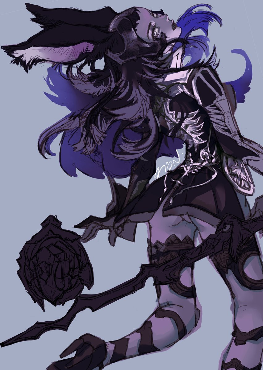 すごく昔に描いたFF14の自機