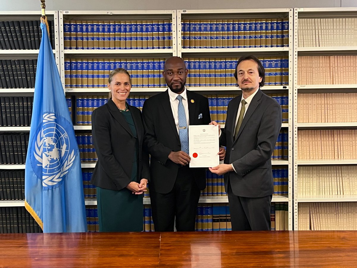 With the support of @UNODC, Zimbabwe 🇿🇼 will become the 122nd party to #ICSANT. UNODC is committed to continue supporting Member States in addressing the challenges posed by nuclear terrorism.
