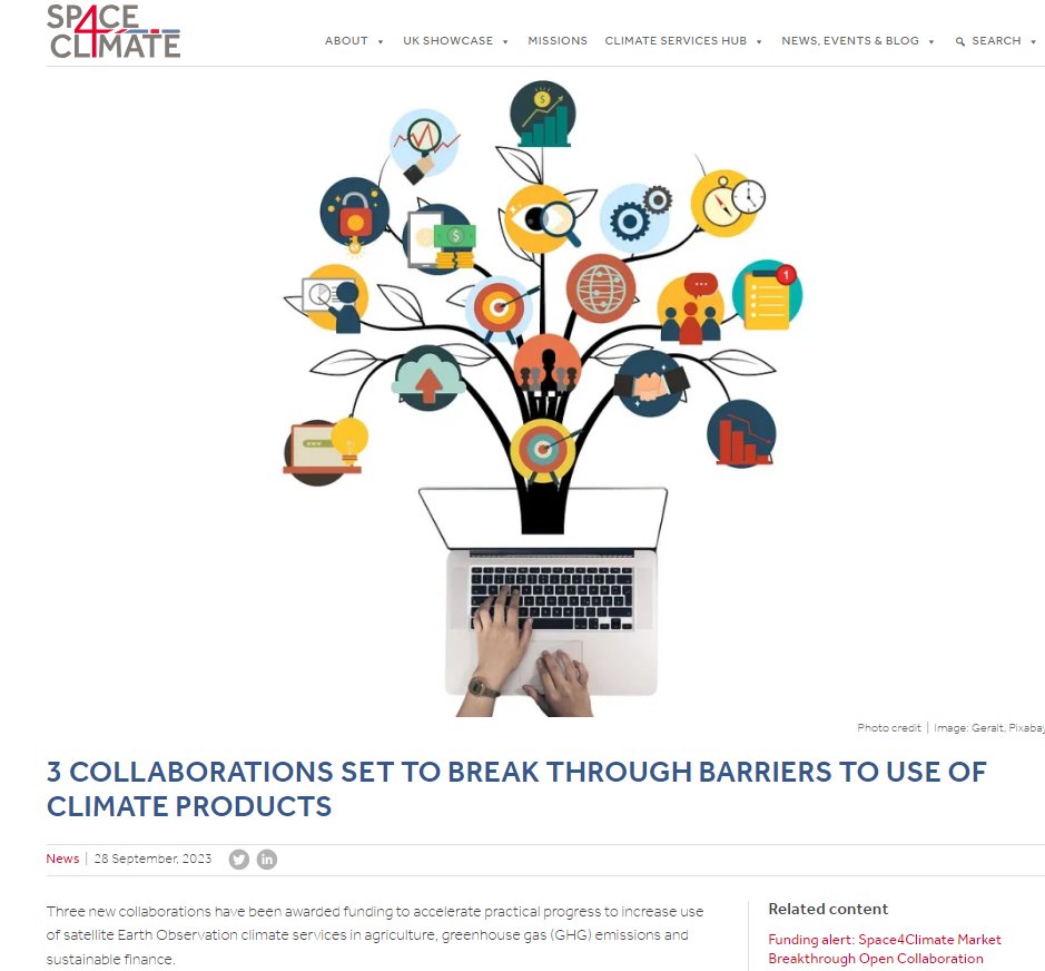 Space4Climate tweet media