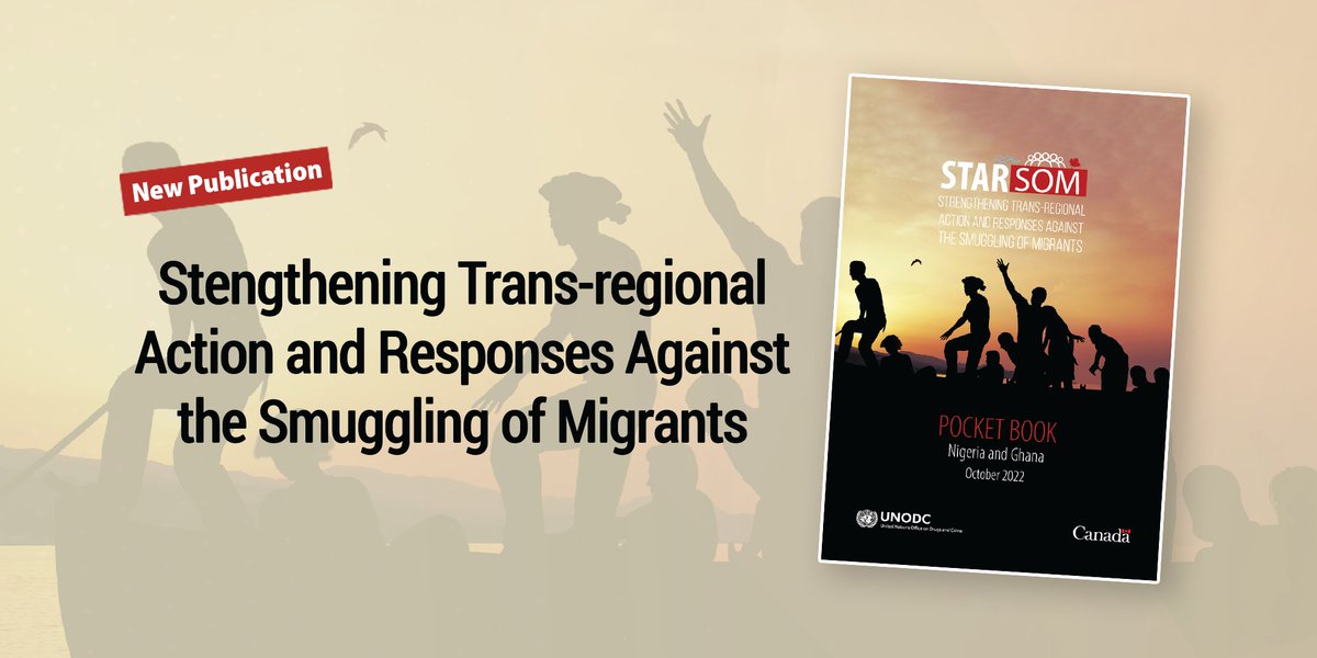 UNODC_OrgCrime's tweet photo. Smuggled migrants often suffer psychological &amp; physical harm during their journeys.  

Trafficking, deprivation of liberty, torture, inhuman &amp; degrading treatment are common along the route.  

Visit https://t.co/M7CWiZxTrz to learn more about migrant smuggling.

#STARSOM https://t.co/OBFdw2xTPD