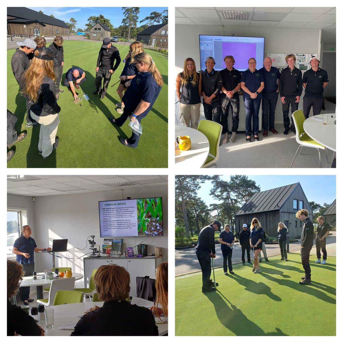 Dr. Deidre Charleston &amp; @SymbioJez went to Kristianstads Golf Club in Sweden to present an educational program on #SoilBiology to the FEGGA Scholarship students!

The #OriginAmenitySolutions team are proud to deliver educational talks like this which we hope the students enjoyed.