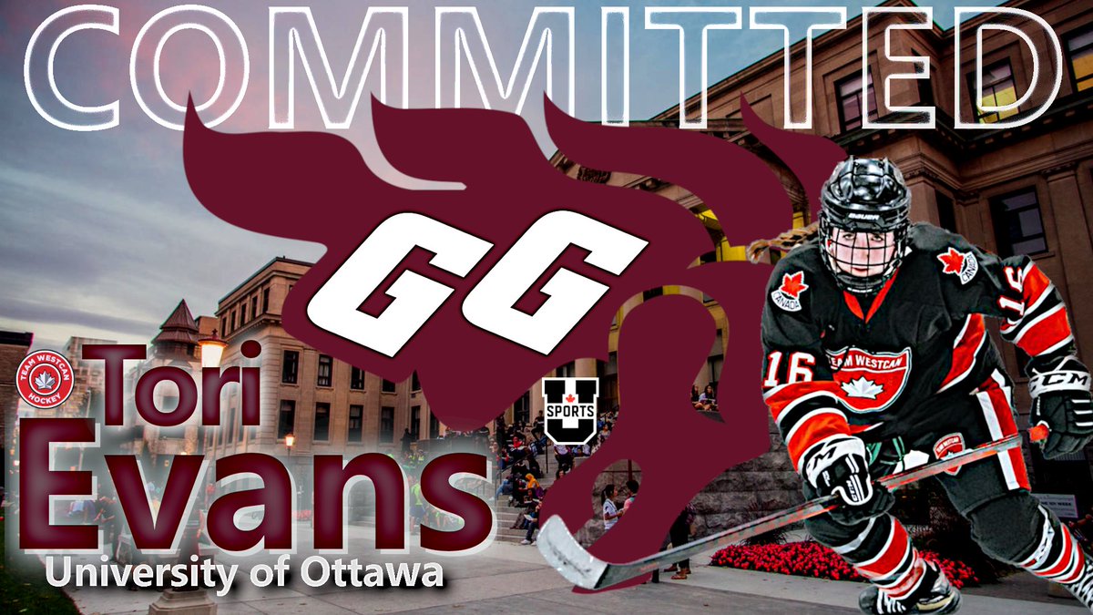 Congrats to Tori Evans on her commitment to the University of Ottawa!
 
Another WestCan product headed East! Tori’s a 180ft defence that plays all 3 zones at an elite level. She’s a blessed physical presence with great skating, puck handling and deception skills and an absolute
