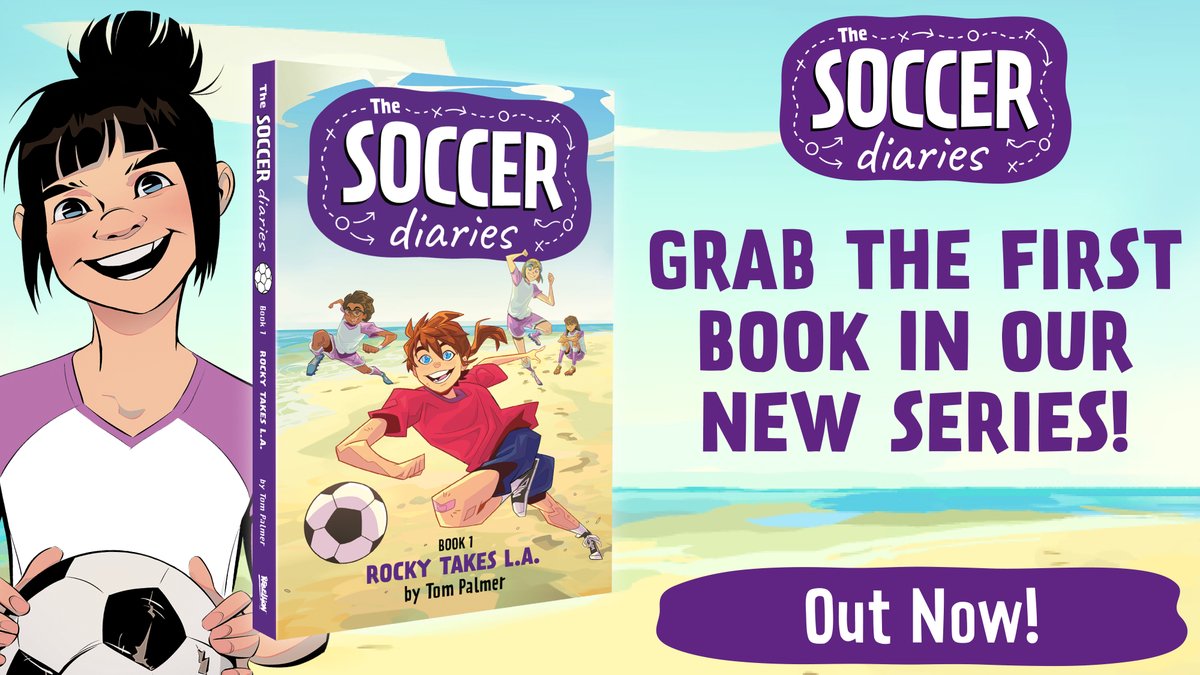 #TheSoccerDiaries is OUT NOW! Grab the first book in the series, 'Rocky Takes L.A.', and kick off a totally new reading adventure! Available now! Order yours today: reb.to/TheSoccerDiari…