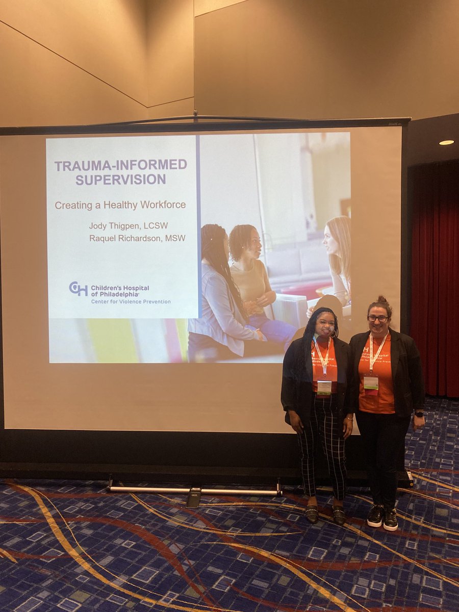 #2023haviconference  presentation by the Children’s Hospital of Philadelphia! Excited to learn more about practicing trauma-informed culture within organizations.