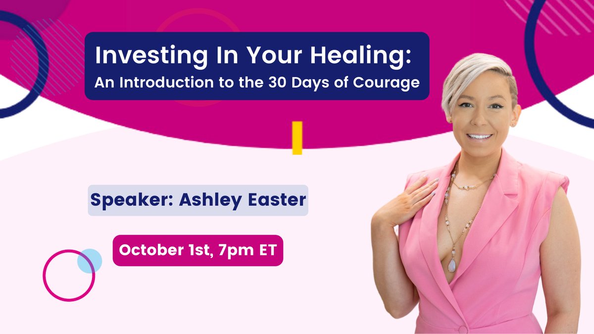The 30 Days of Courage, created by survivors, for survivors starts this Sunday! Mark your calendars and RSVP HERE: facebook.com/events/1475970…

Make sure you are in the private Courage 365 facebook group to tune in LIVE. The link to join the group is in the event description.