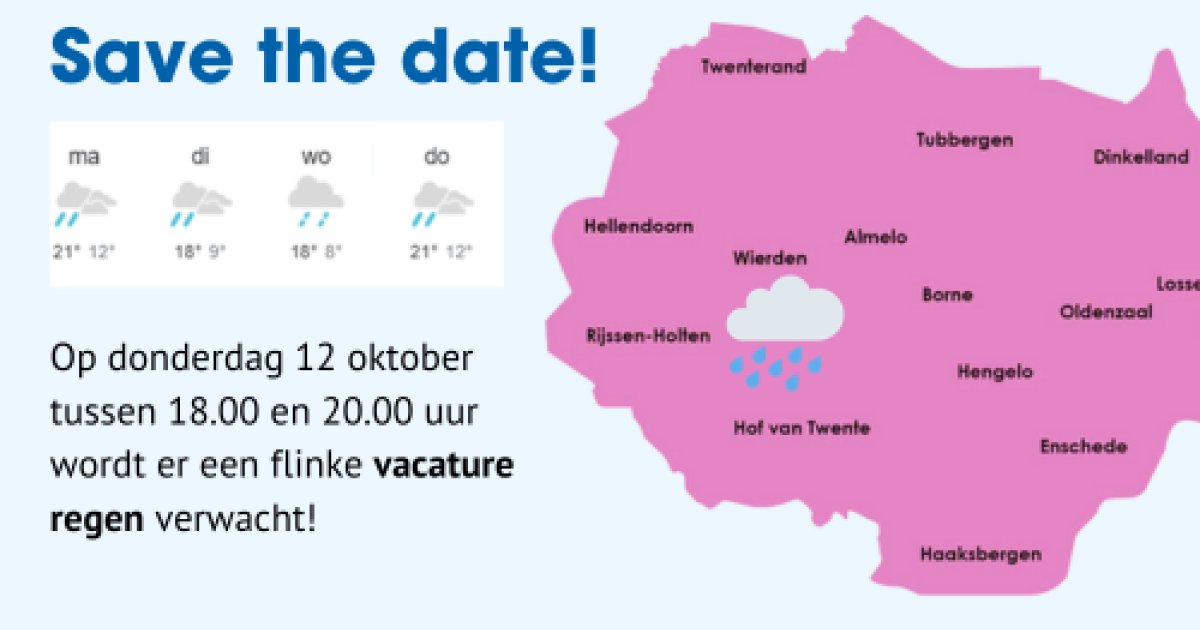 GemWierden's tweet photo. Save the date! Banenmarkt op 12 oktober https://t.co/cttXnYcgmk https://t.co/E1oEwgnkn4